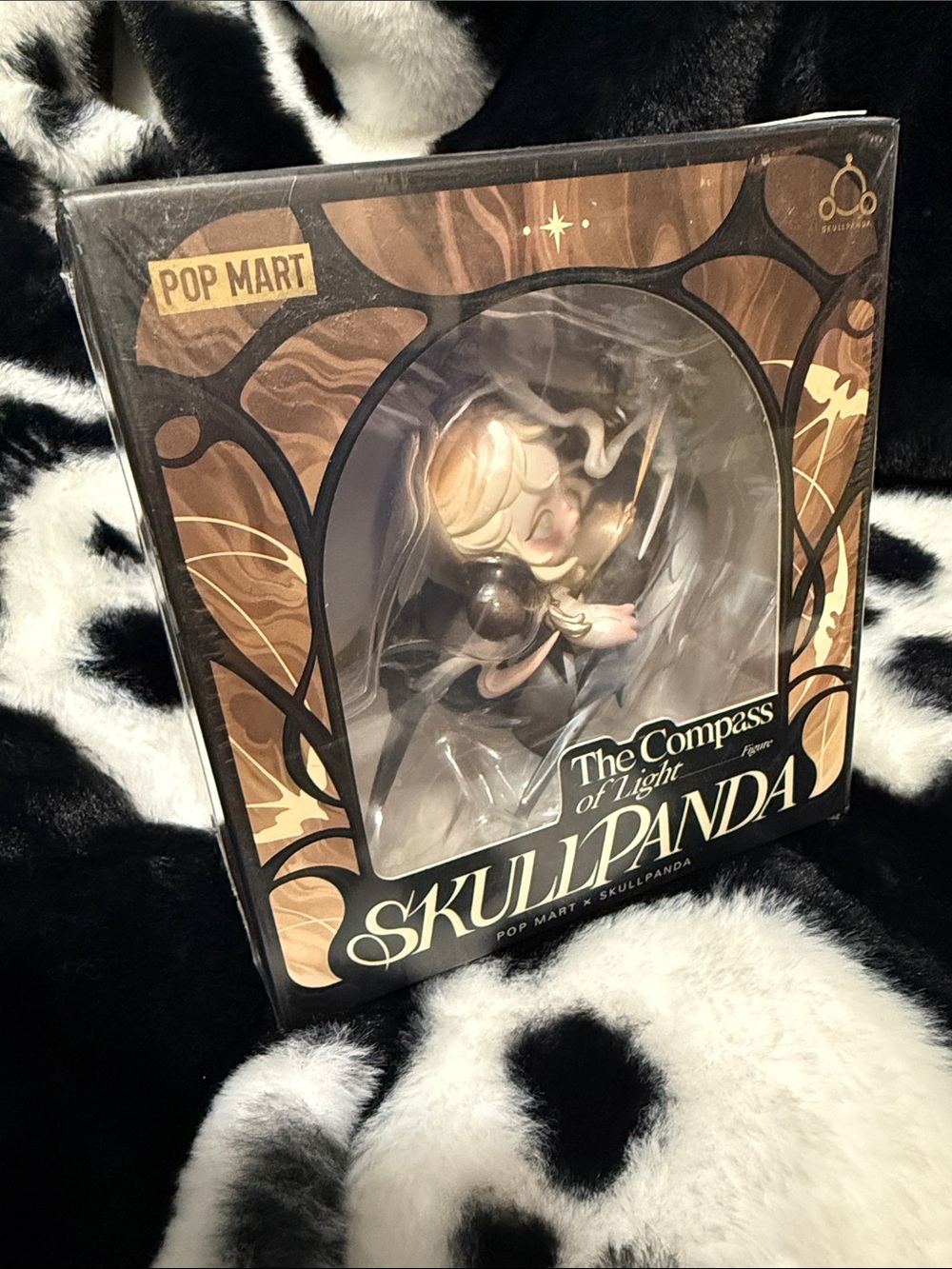 Skullpanda The Compass of Light Figurine - Brown/Black